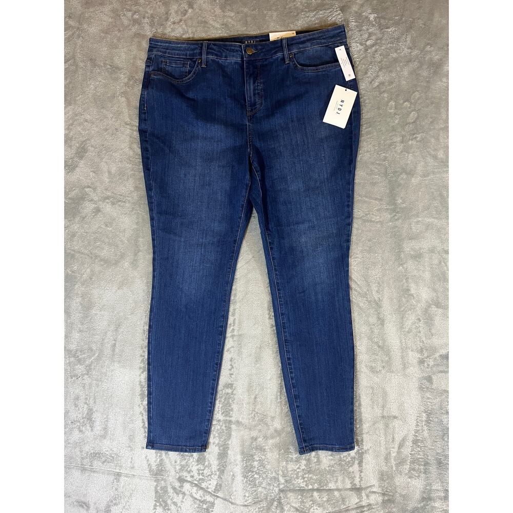 NYDJ Stretch Blue Jeans Women’s‎ 16 Denim Lift Tuck Skinny jeans Comfy Classic